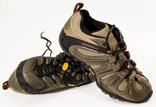 shoes-footwear-hiking-shoes-walking-40662-40662 High-quality Merrell hiking shoes perfect for trekking and outdoor activities.